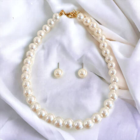 pearl necklace set