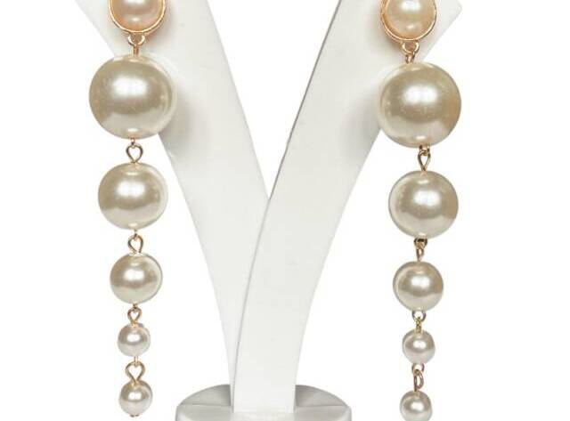 pearl drop earrings