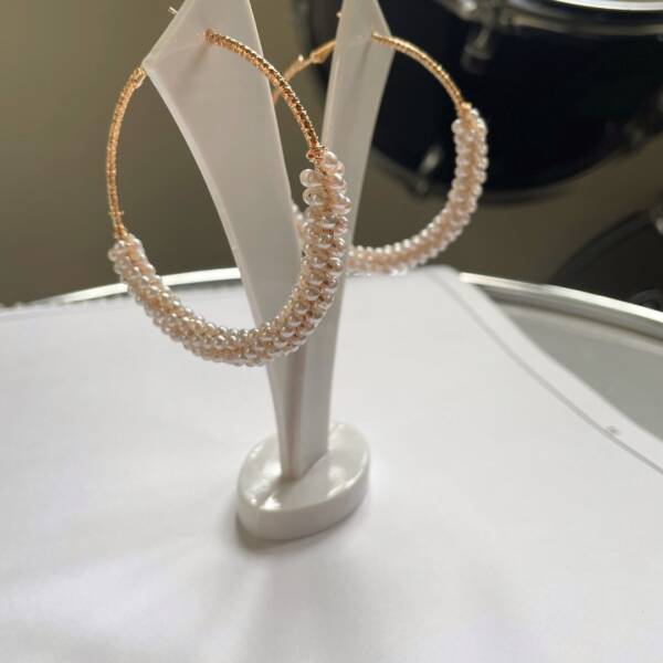 pearl earrings design