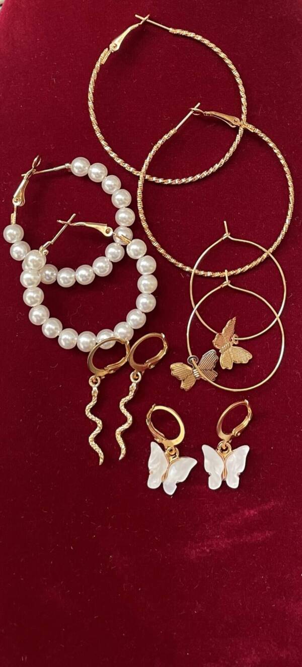 butterfly earrings combo