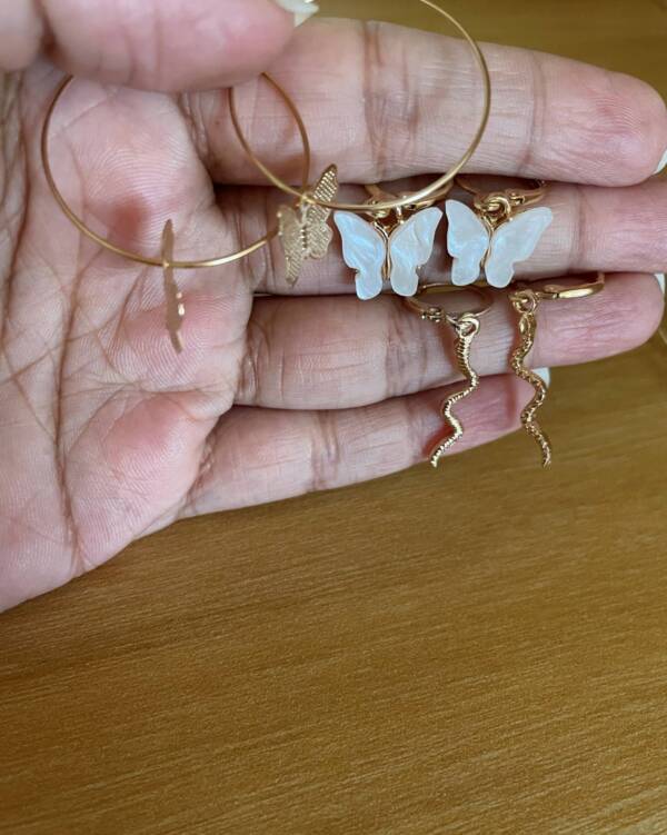 butterfly earrings combo