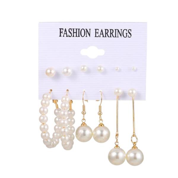 pearl earrings combo