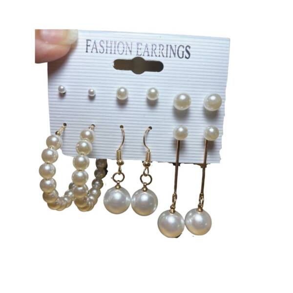 pearl earrings combo