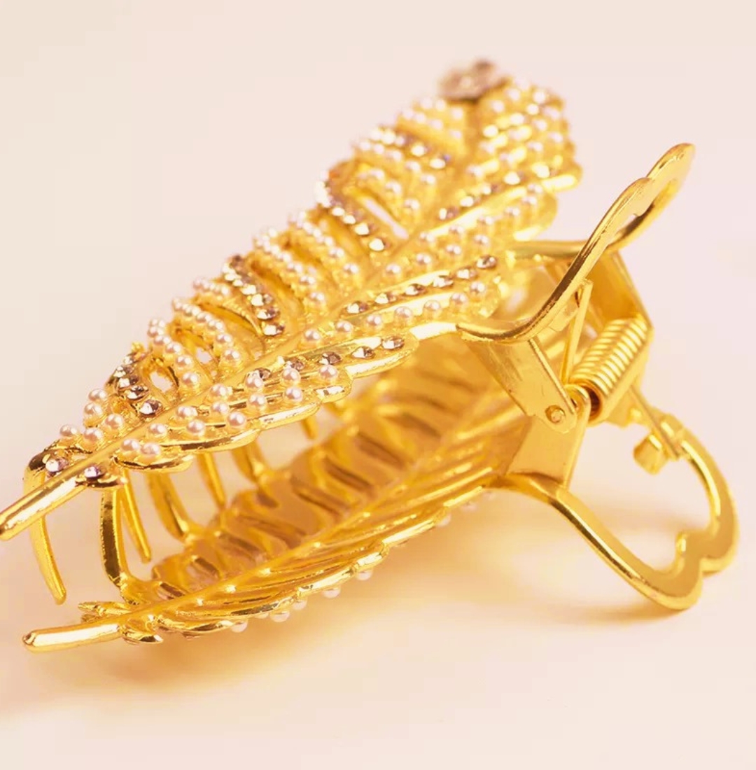Golden Leaf Hair Clip Golden Leaf Hair Clip