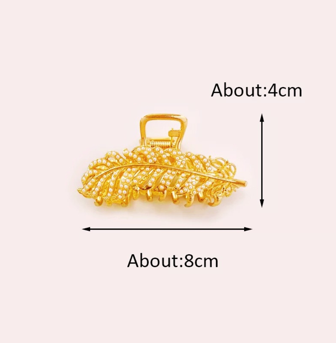 Golden Leaf Hair Clip Golden Leaf Hair Clip