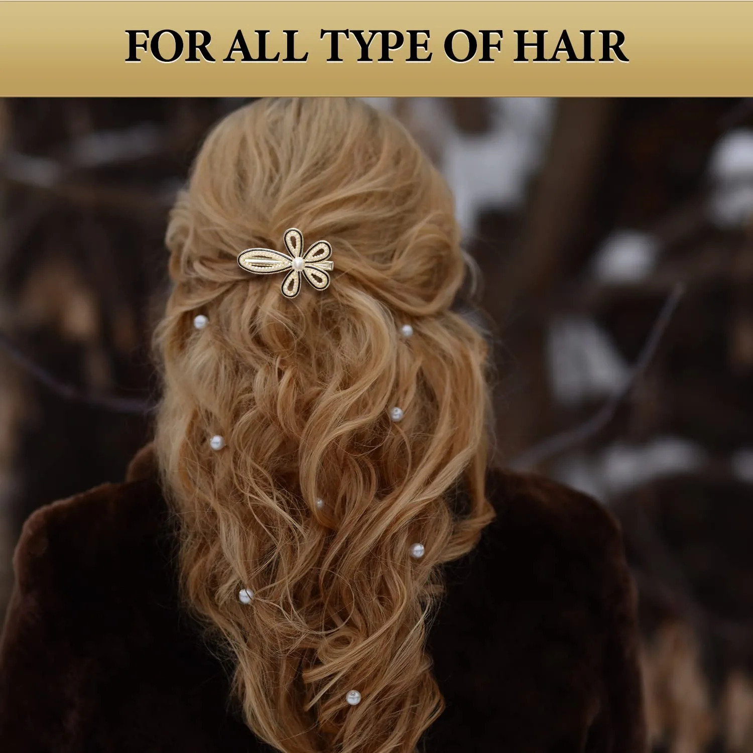 Korean flower hair clips set Korean flower hair clips set