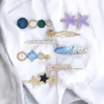 Korean starfish hair clips set