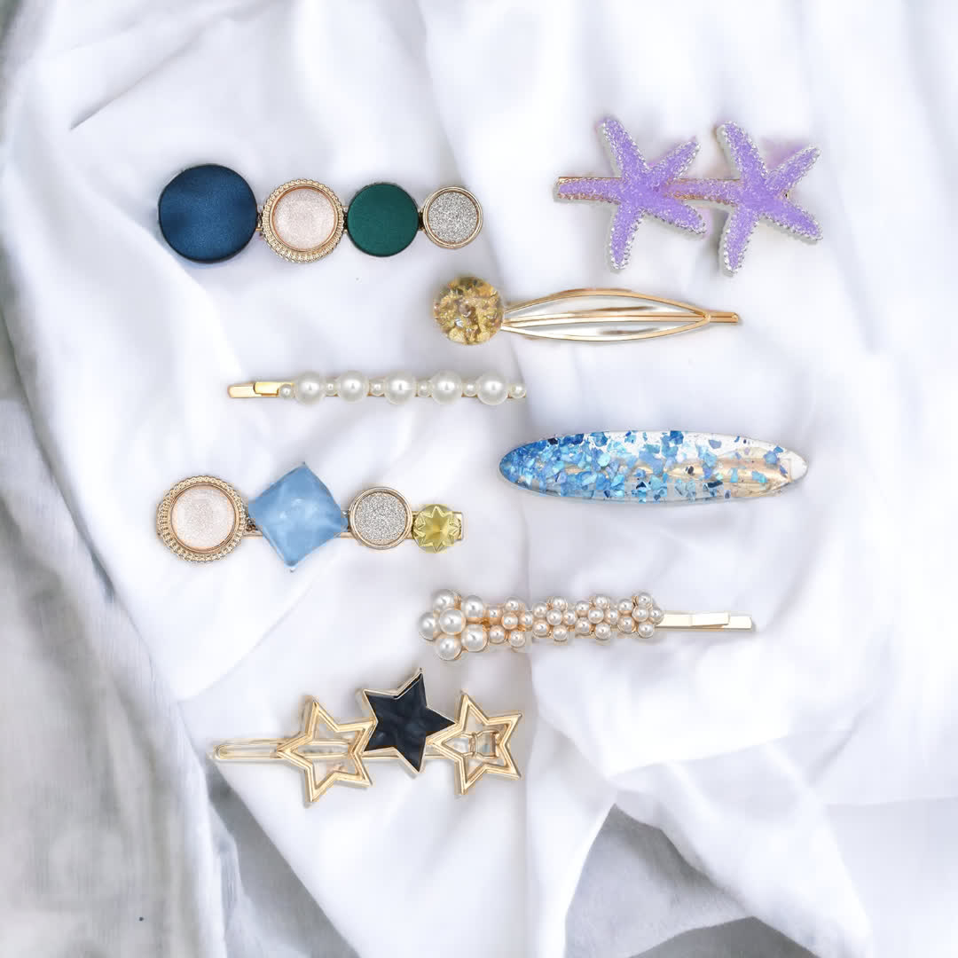 5-10-PhotoRoom Korean starfish hair clips set