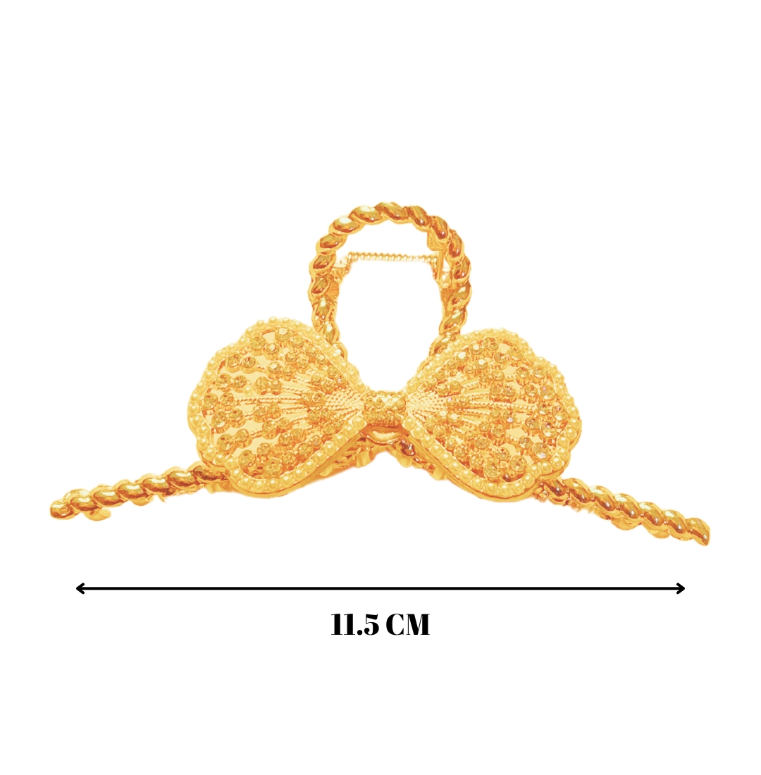 Golden Rhinestone Hair Clutcher Golden Rhinestone Hair Clutcher