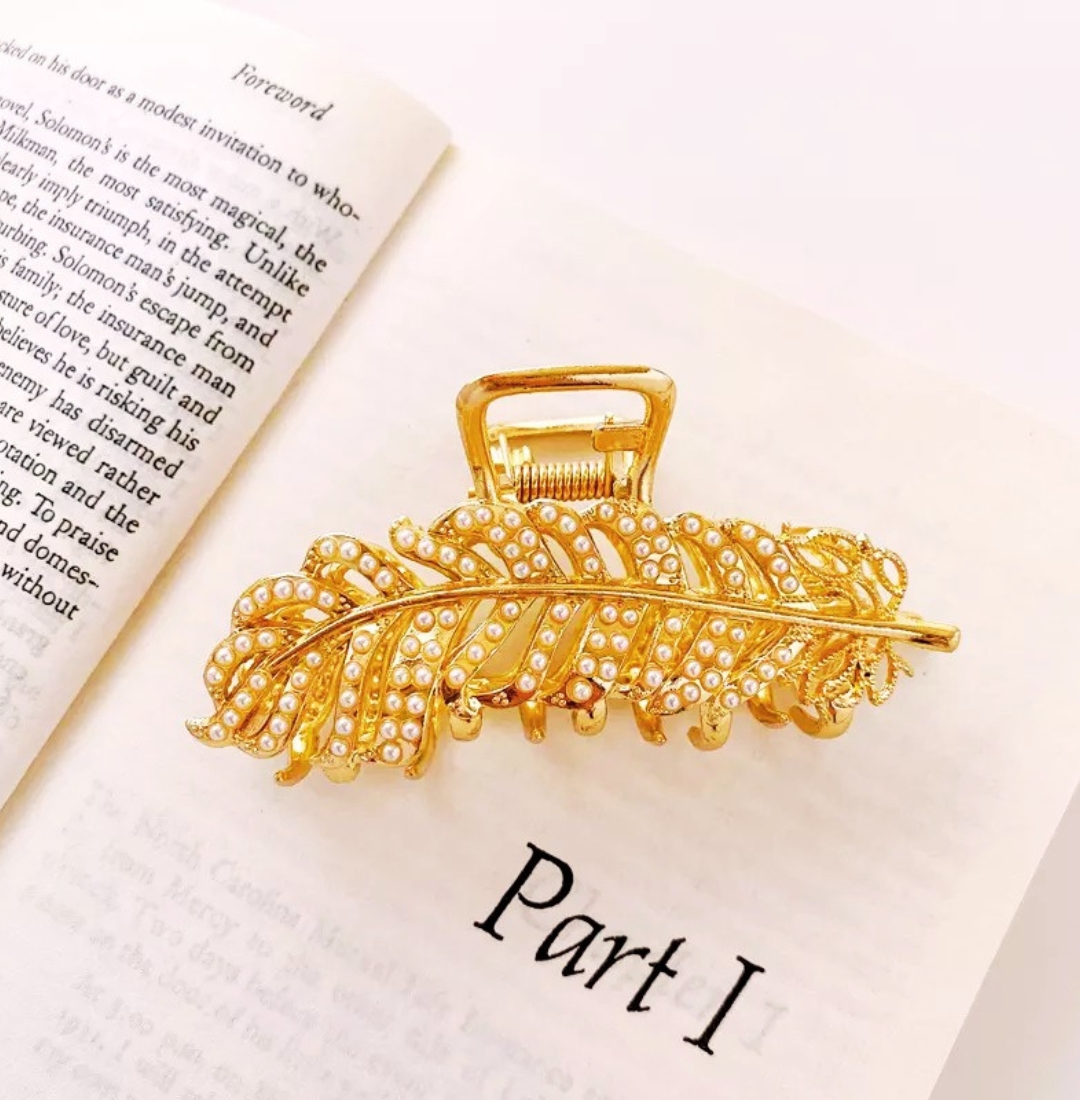 Golden Leaf Hair Clip Golden Leaf Hair Clip