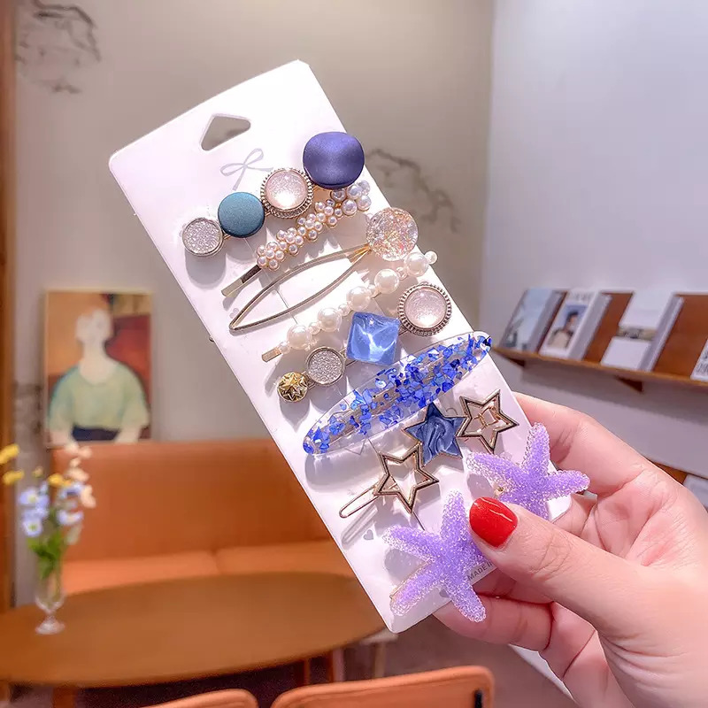 Korean starfish hair clips set Korean starfish hair clips set