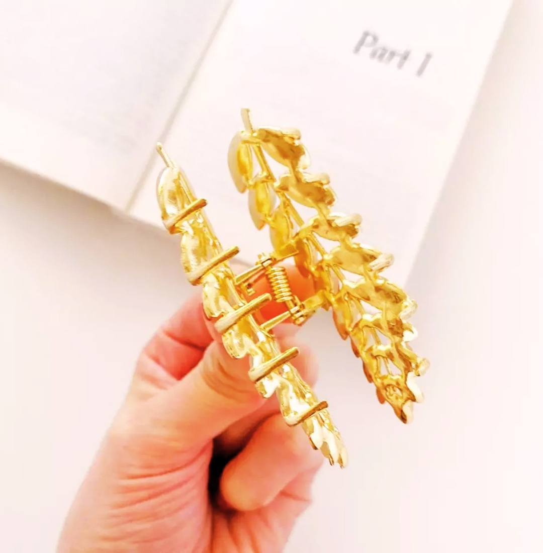 Golden Leaf Hair Clip Golden Leaf Hair Clip