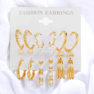 Assorted fashion earrings