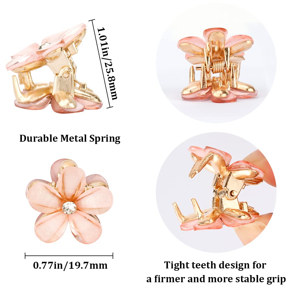 Colorful Flower Hair Clips Colorful Flower Hair Clips