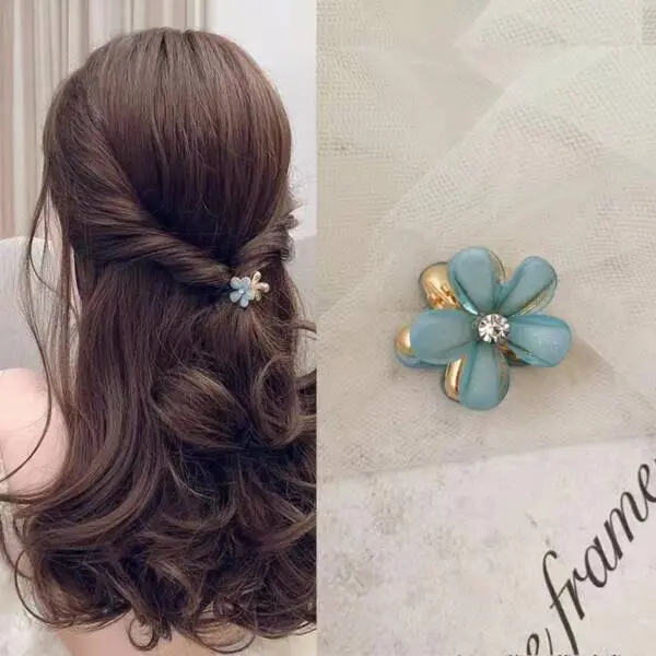 Colorful Flower Hair Clips