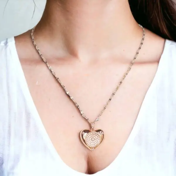 Sparkling Heart Necklace