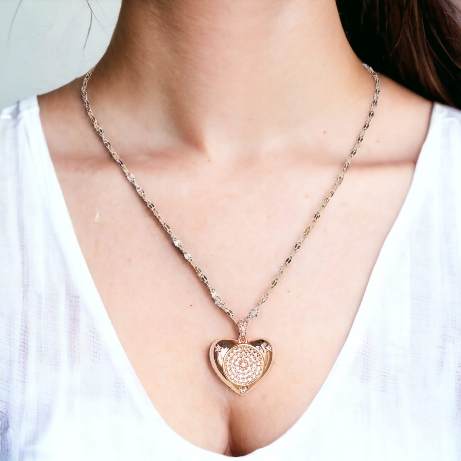 WhatsApp Image 2023-06-12 at 8.27.12 PM Sparkling Heart Necklace