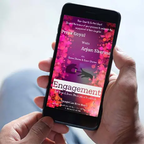 engagement invitation card maker