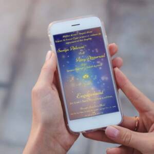 creative engagement invitation card