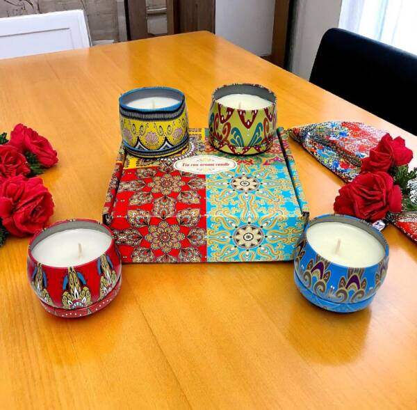 Vibrant Floral Fusion Set