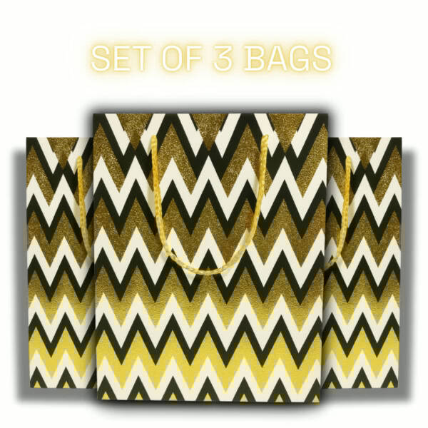 Golden Zigzag Chevron