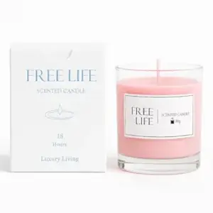 Aromatic Jar Candle | Decorative Soy Wax Candle for Bedroom, Living Room, Office & Spa Use