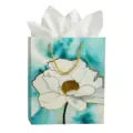 Turquoise Lotus Charm