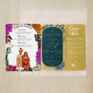 Acrylic Wedding Invitation Cards
