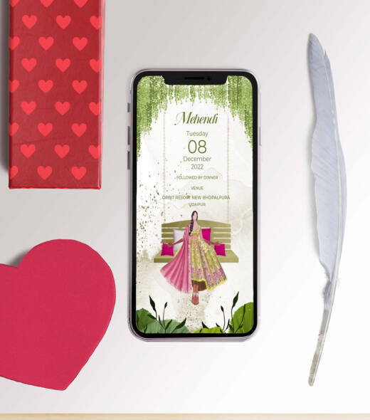 Digital Invitation Card for Wedding